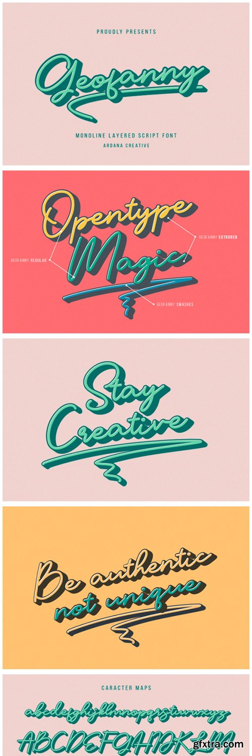 Geofanny Font Geofanny Font
