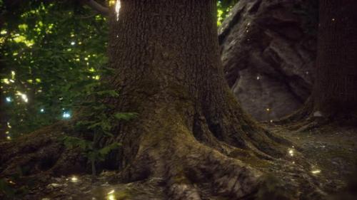Videohive - Fantasy Firefly Lights in the Magical Forest - 32700870 - 32700870