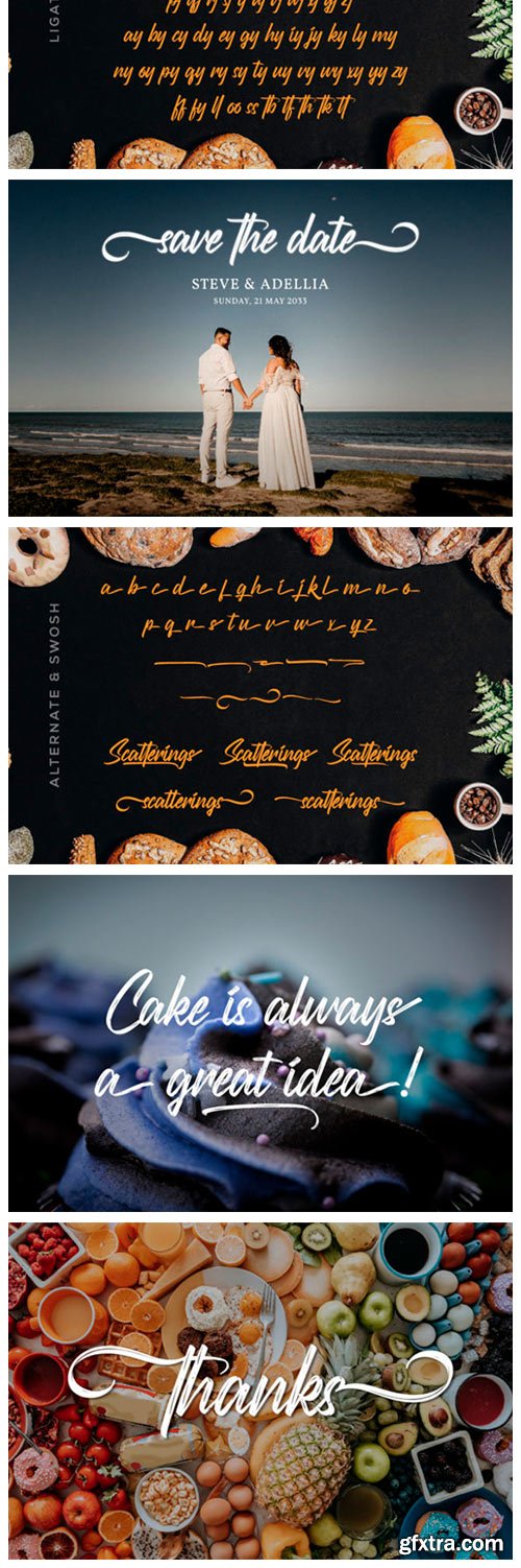 Scatterings Font Scatterings Font