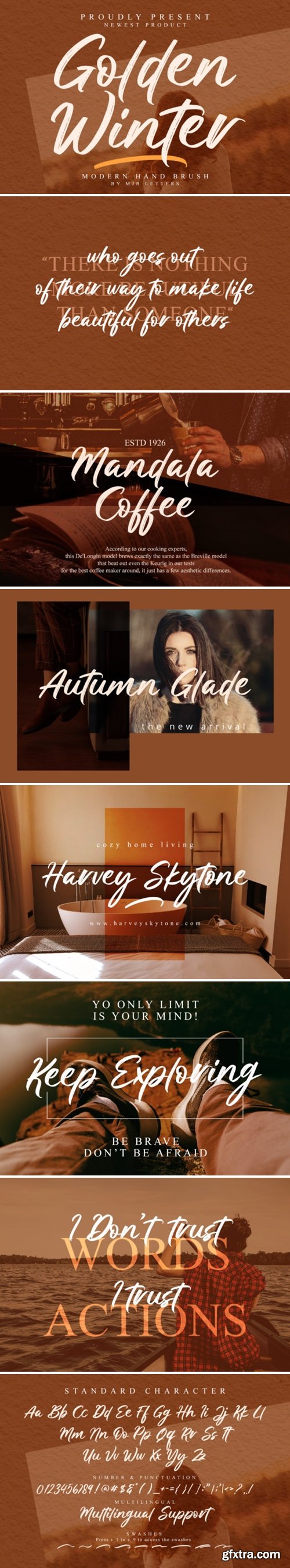 Golden Winter Font