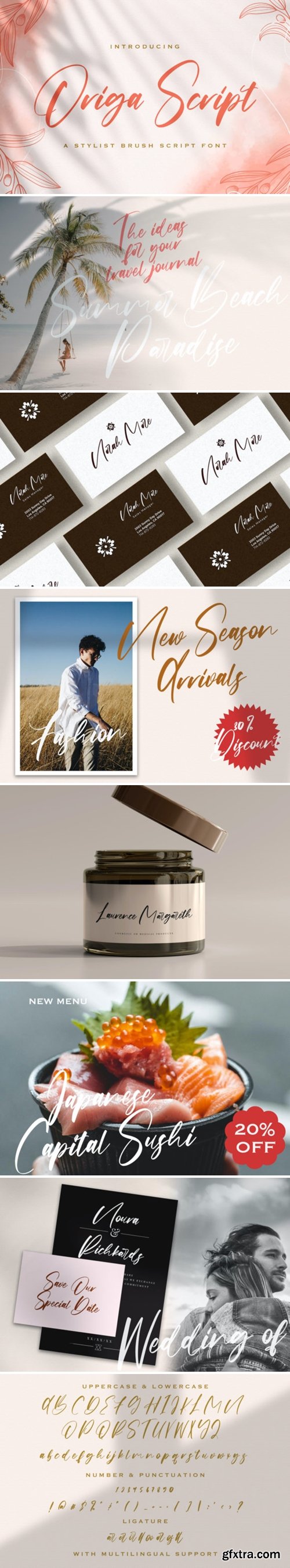 Origa Script Font