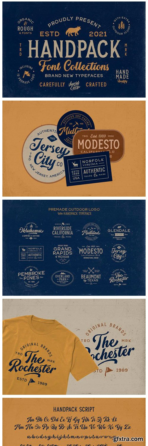 Handpack Font Handpack Font