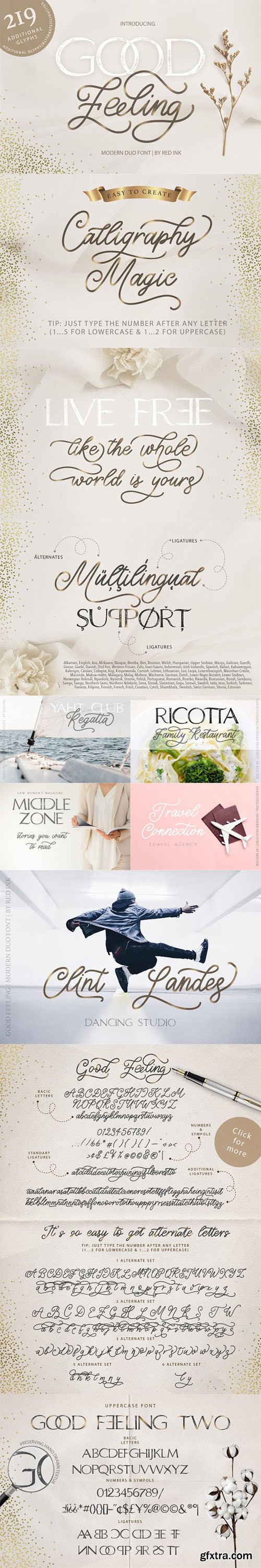 Good Feeling -  Modern DUO Font [2-Weights]