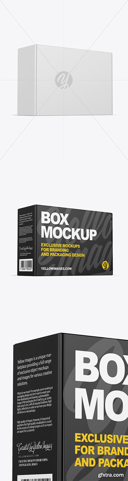 Paper Box Mockup 54457