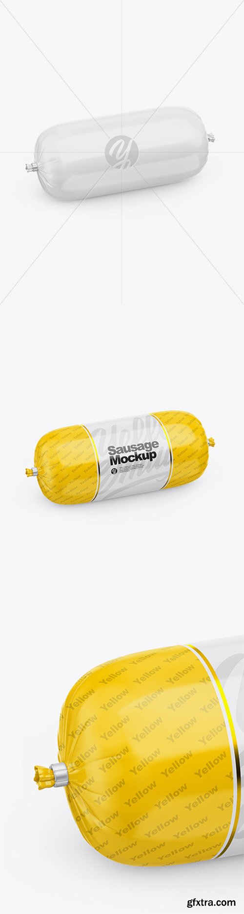 Glossy Sausage Chub Mockup 79013 Glossy Sausage Chub Mockup 79013