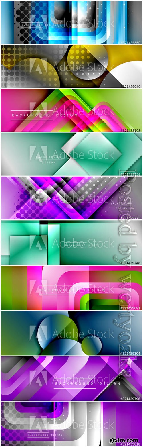 Beautiful abstract banners in vector Beautiful abstract banners in vector