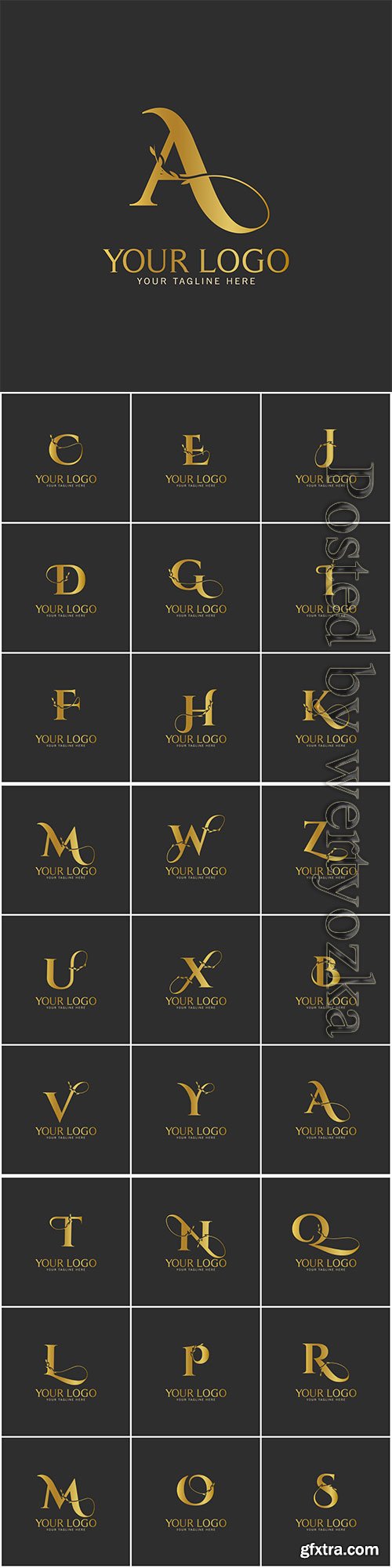 Initial letter gold logo icon classy gold letter suitable Initial letter gold logo icon classy gold letter suitable