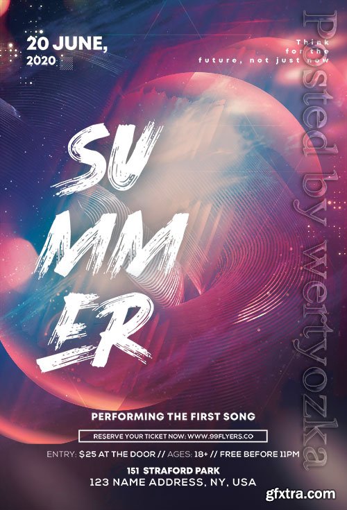 The Club Party - Premium flyer psd template