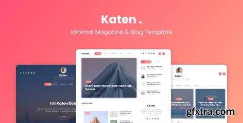 ThemeForest - Katen v1.0 - Minimal Blog & Magazine HTML Template (Update: 26 April 21) - 31727148 ThemeForest - Katen v1.0 - Minimal Blog & Magazine HTML Template (Update: 26 April 21) - 31727148