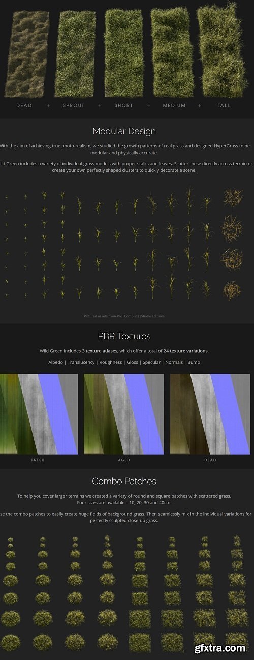 Vertex Library &ndash; HyperGrass 01 WildGreen