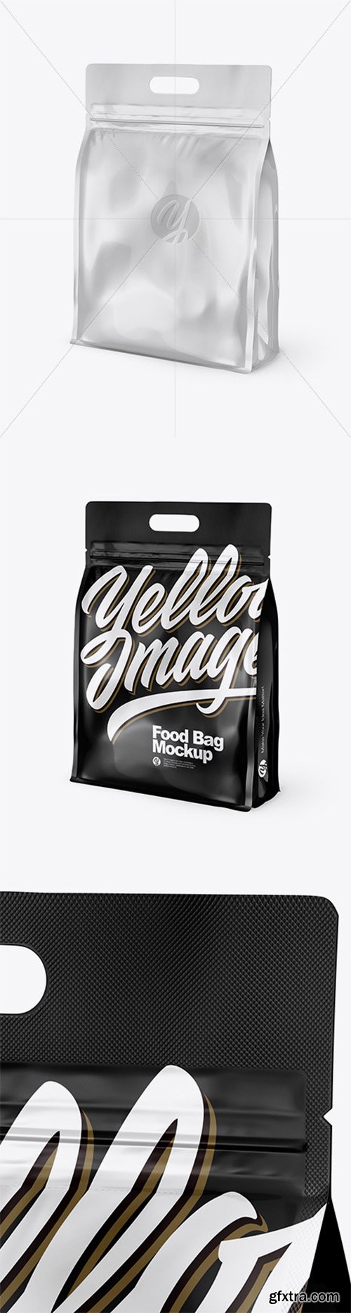 Glossy Stand-up Food Bag Mockup 31540 Glossy Stand-up Food Bag Mockup 31540