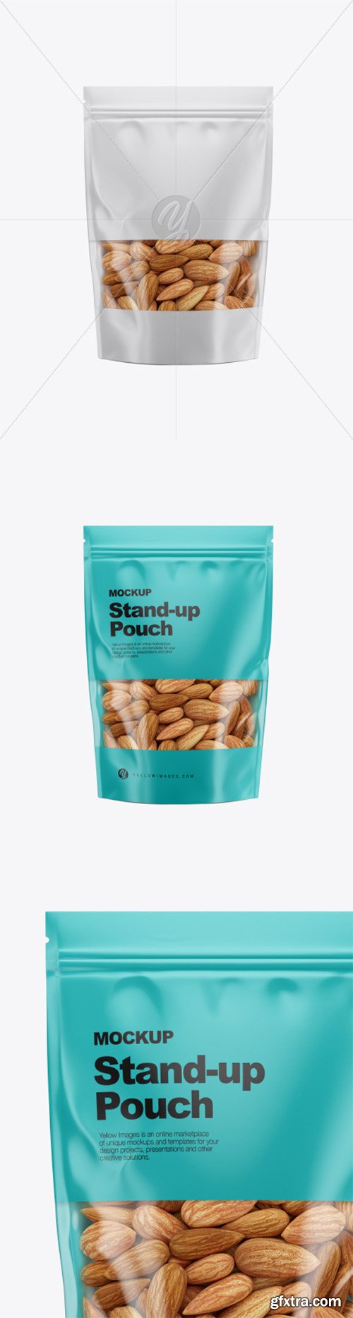 Matte Stand-Up Pouch Mockup 34859