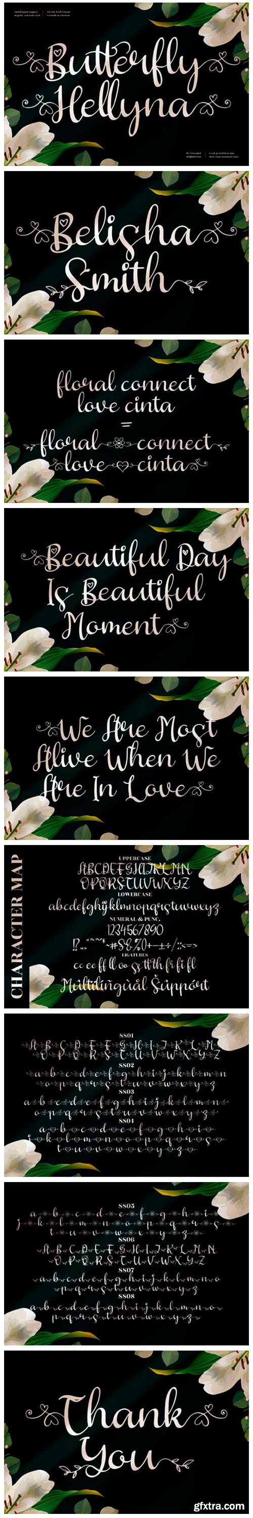 Butterfly Hellyna Font