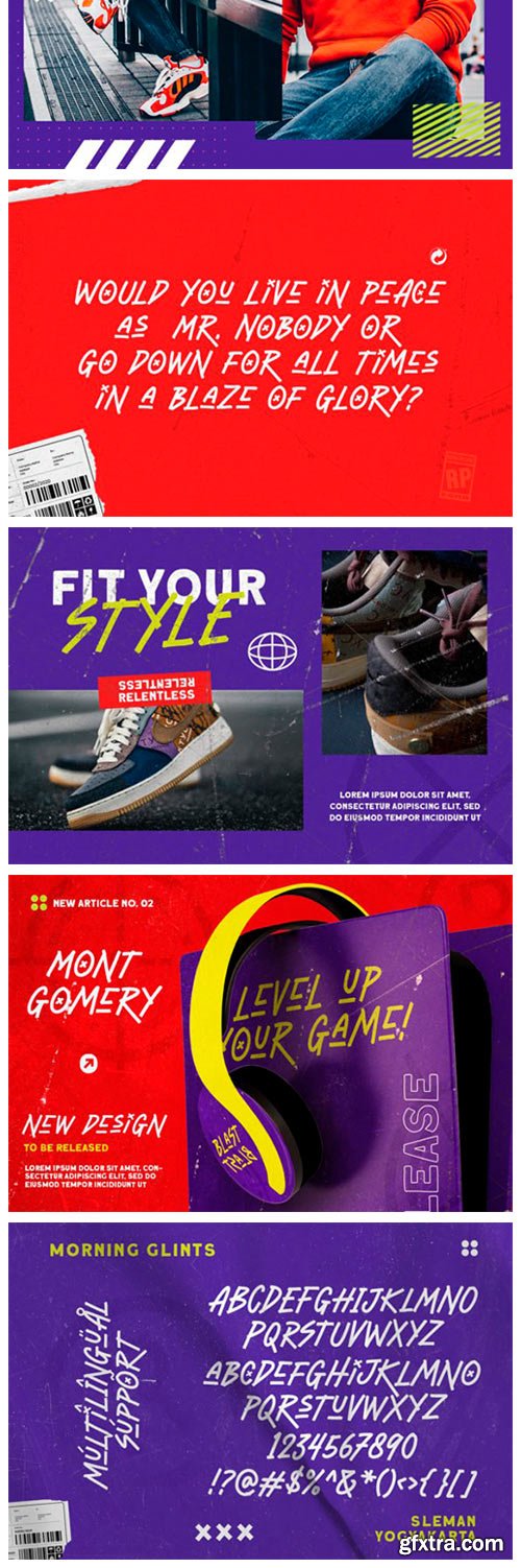 Morning Glints Font Morning Glints Font