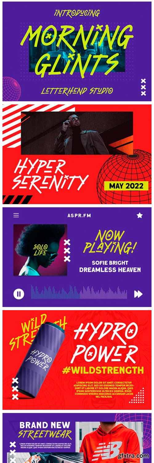 Morning Glints Font Morning Glints Font