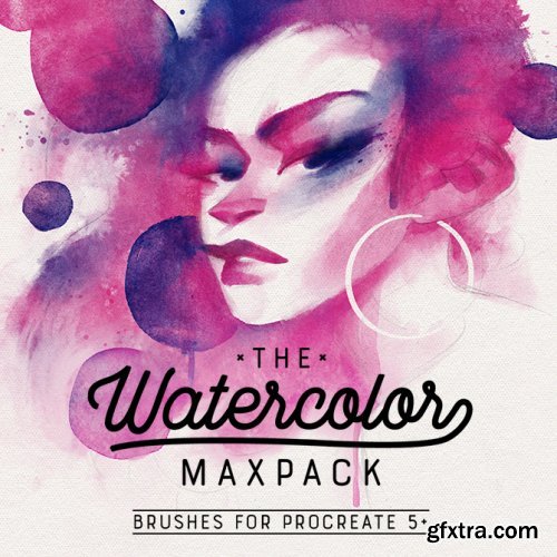 Gumroad &ndash; The Watercolor MaxPack - Brushes for Procreate