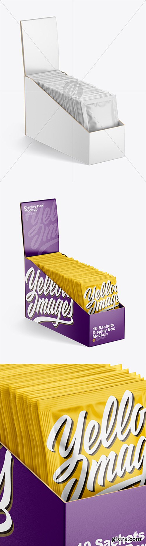 Display Box w/ Sachets Mockup 41897