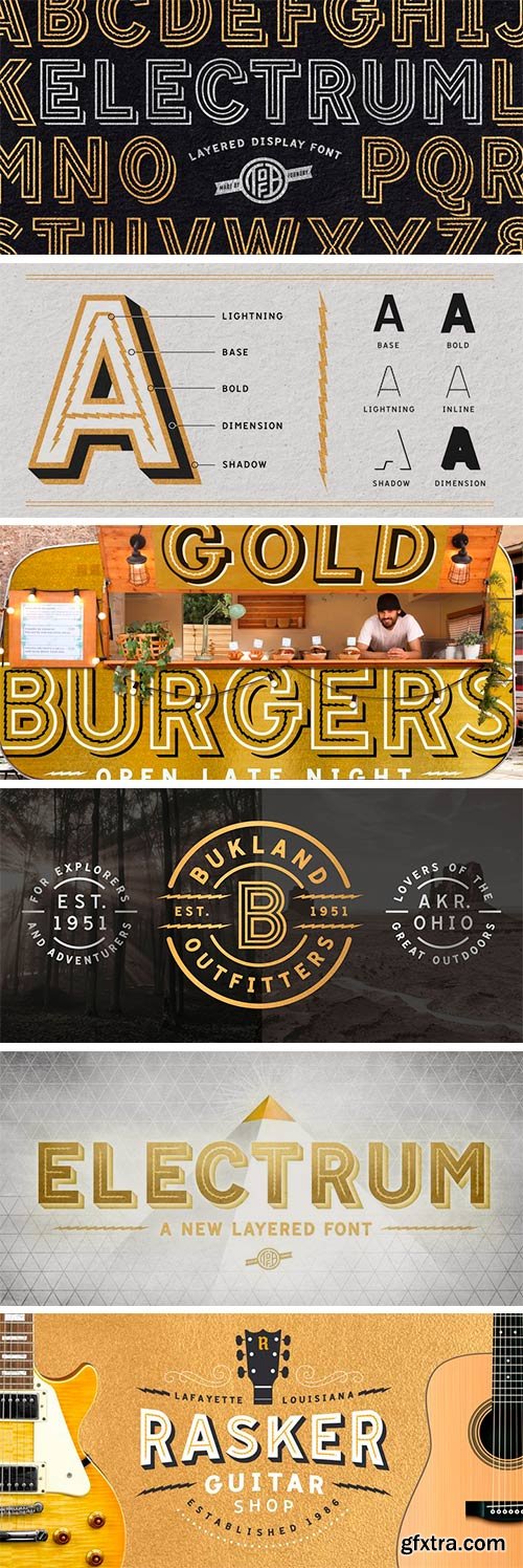 Electrum Font Family Electrum Font Family