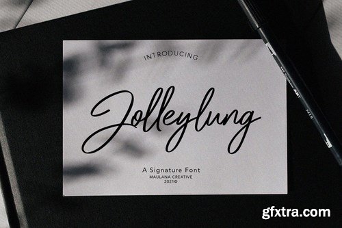 Jolleylung Signature Font