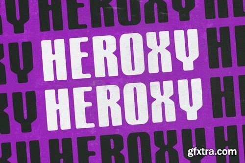 Heroxy Display Sans Serif Font