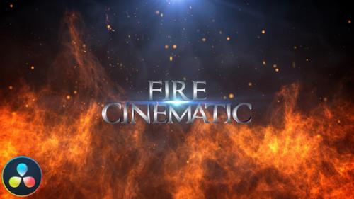 Videohive - Fire Cinematic Titles - DaVinci Resolve - 32712097 - 32712097