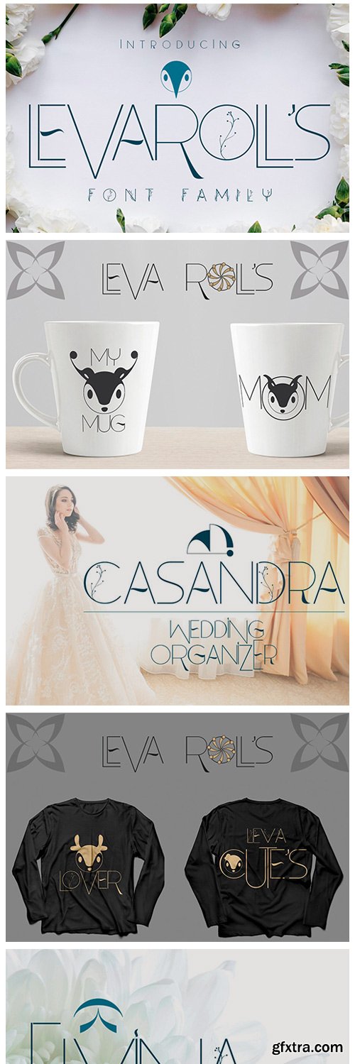 FontBundles - LevaRolls 383550 FontBundles - LevaRolls 383550