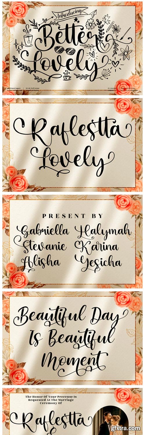 Better Lovely Font Better Lovely Font