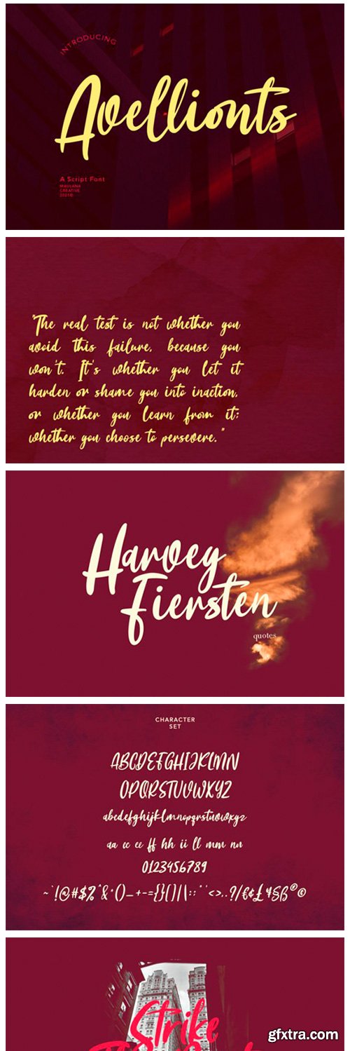 Avellionts Font Avellionts Font