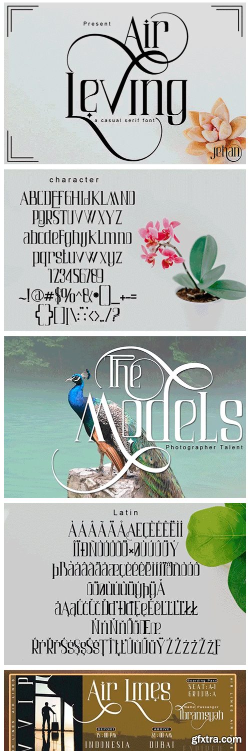 FontBundles - Air Leving 1422691 FontBundles - Air Leving 1422691