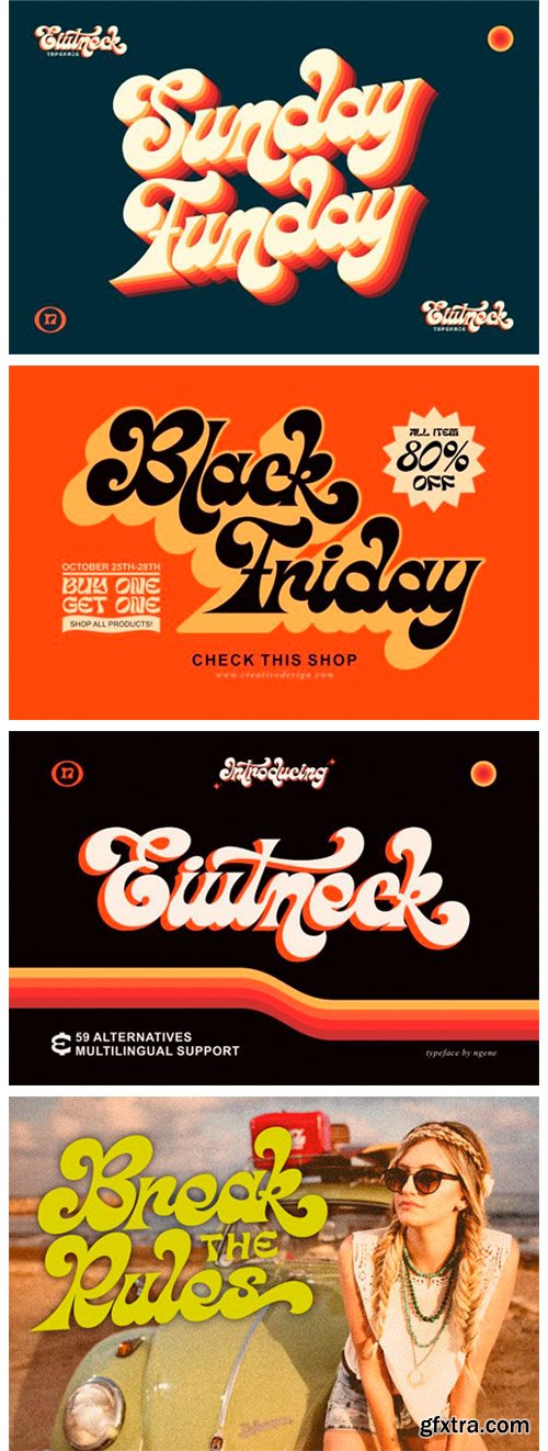 Eiutneck Script Font Eiutneck Script Font