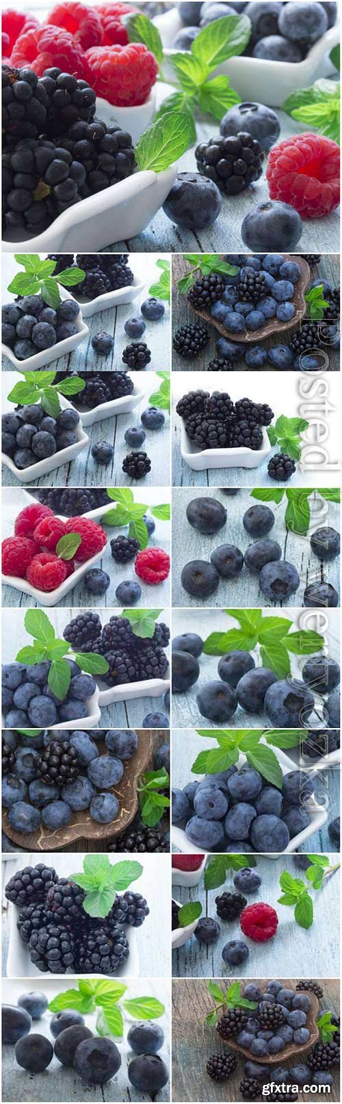 Blueberries raspberries and blackberries stock photo Blueberries raspberries and blackberries stock photo