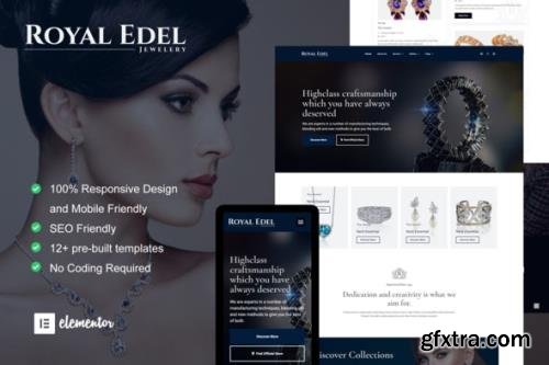 ThemeForest - Edel v1.0.0 - Luxury Jewelry Elementor Template Kit - 32814169