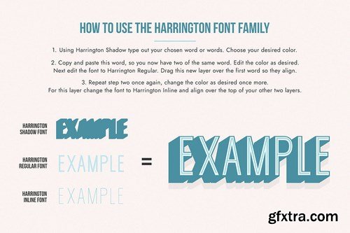 Harrington Font Family