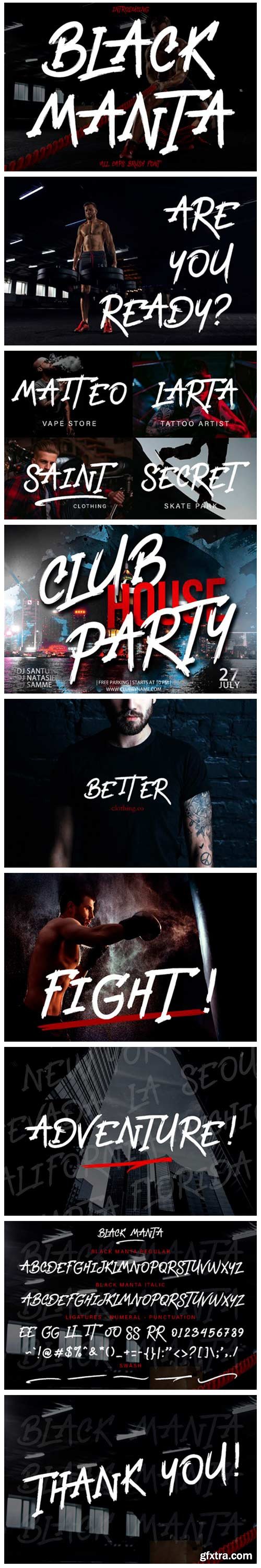 Black Manta Font Black Manta Font