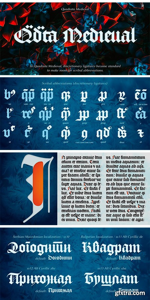 AJ Quadrata Font Family AJ Quadrata Font Family