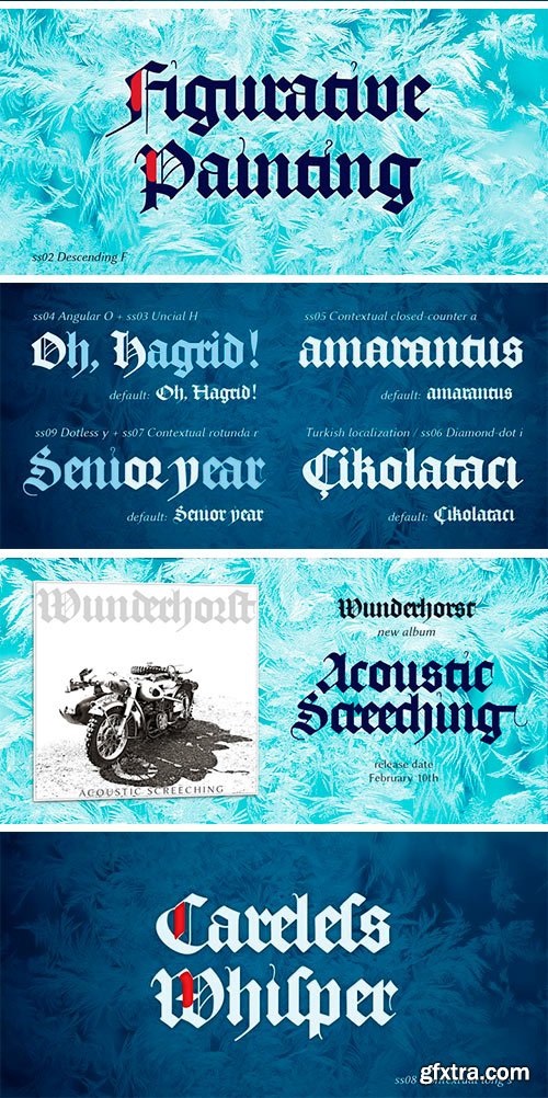 AJ Quadrata Font Family AJ Quadrata Font Family