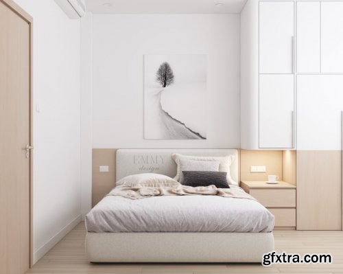 Bedroom Interior Scene By MyHuynh