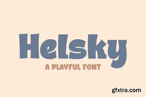 Helsky a Playful Font