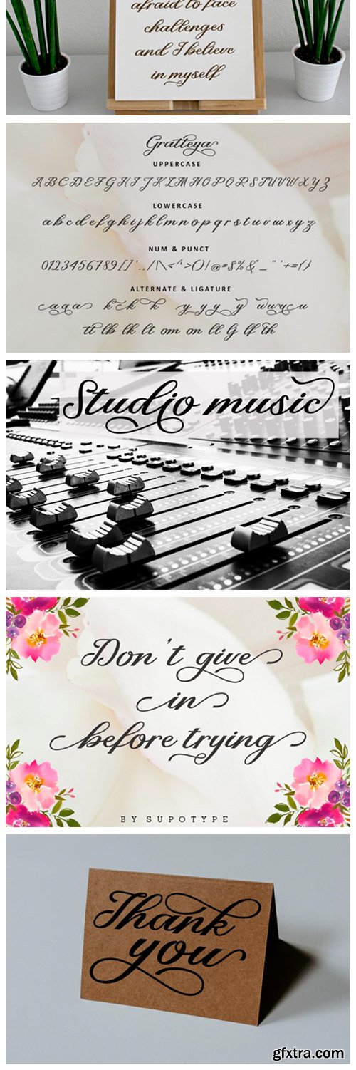 Gratteya Script Font Gratteya Script Font