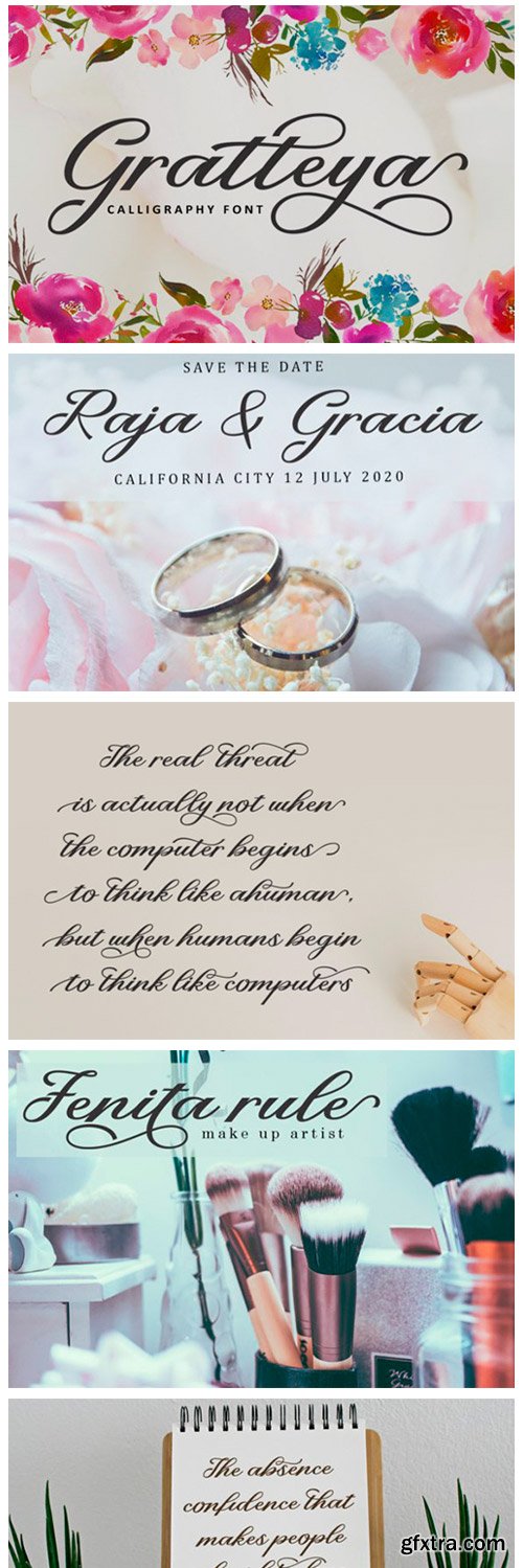 Gratteya Script Font Gratteya Script Font