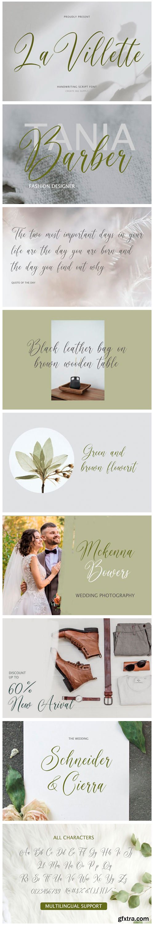 La Villette Script Font