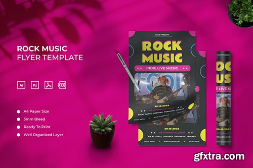 Rock Music - Flyer