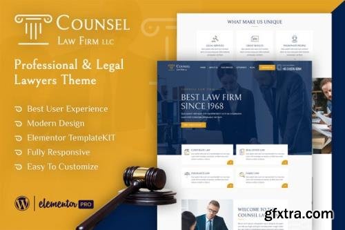 ThemeForest - Counsel v1.0.1 - Law Firm Elementor Template Kit - 32794150 ThemeForest - Counsel v1.0.1 - Law Firm Elementor Template Kit - 32794150