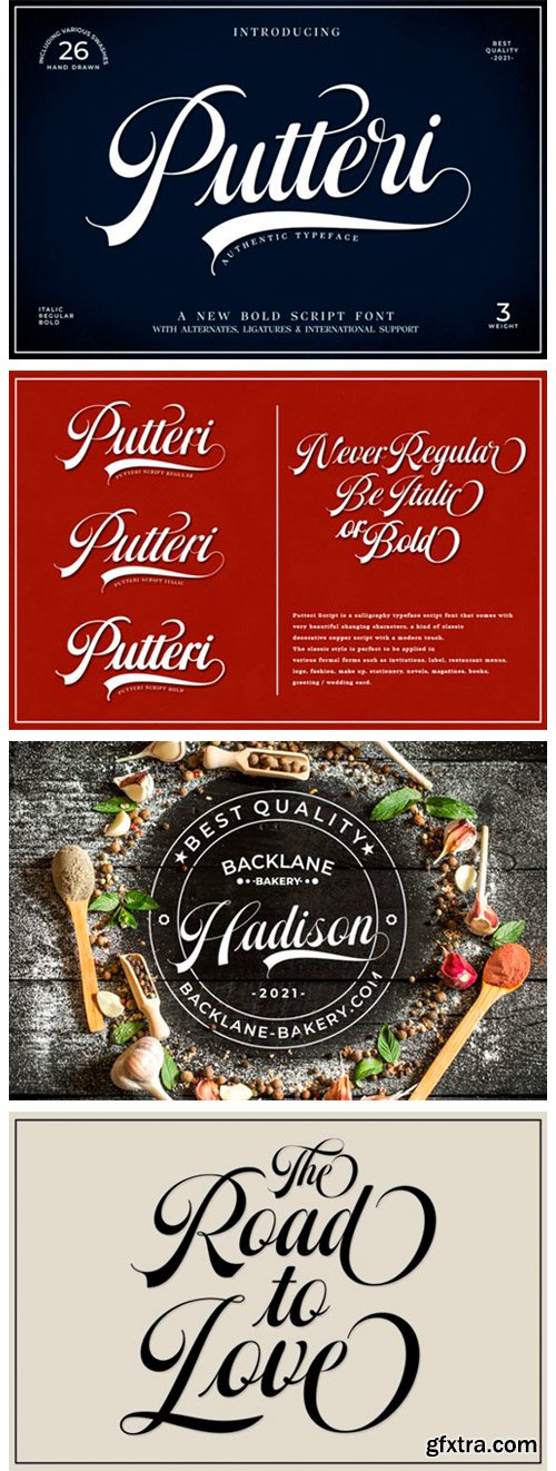 Putteri Script Font Putteri Script Font