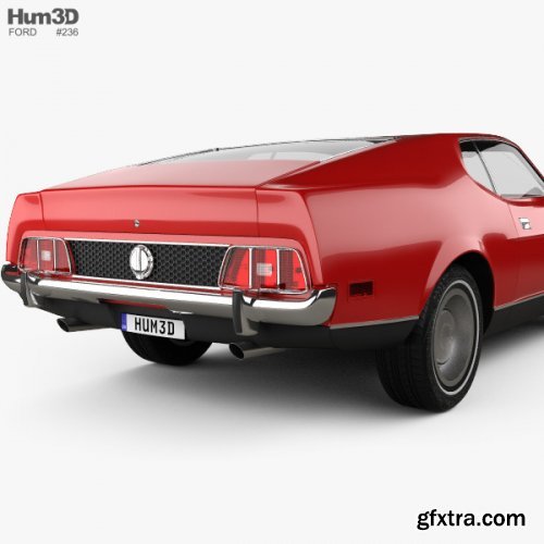 Ford Mustang Mach 1 1971 James Bond 3D Model