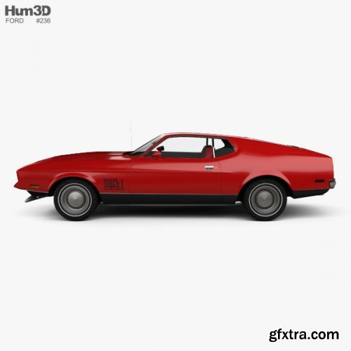 Ford Mustang Mach 1 1971 James Bond 3D Model