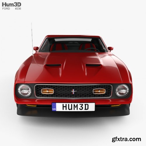 Ford Mustang Mach 1 1971 James Bond 3D Model