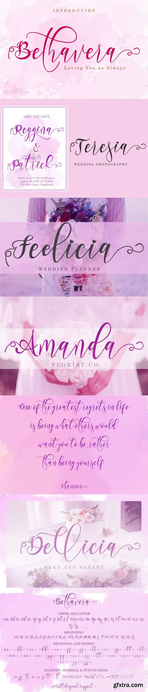 Bethavera Handwritten Font [2-Weights] - Loving You as Always!