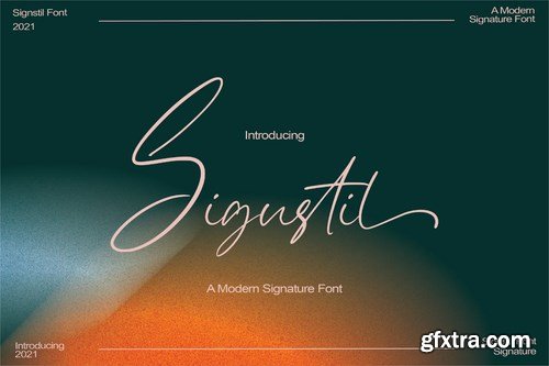 Sigustil - Signature Font