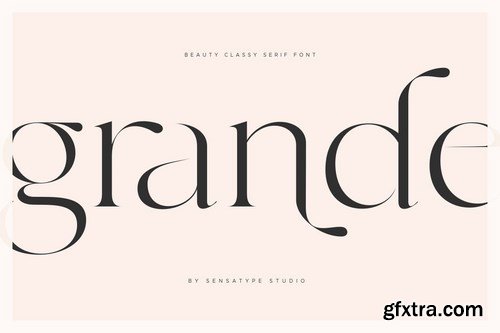 grande - beauty classy serif font
